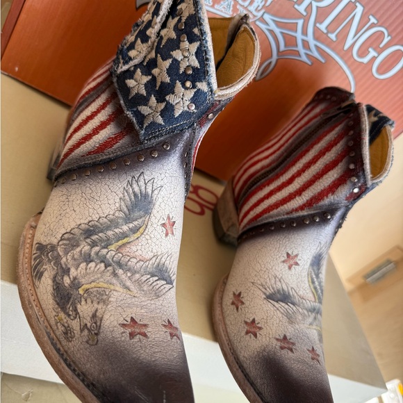 Old Gringo Yippe Ki Yay “United Jorie” Ankle Boots - Picture 4 of 9